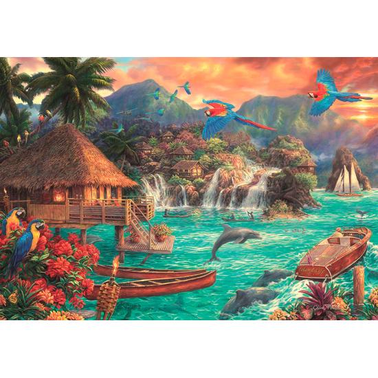 Puzzle Clementoni Vida en la Isla de 2000 Piezas Puzzle Clementoni Vida en la Isla de 2000 Piezas