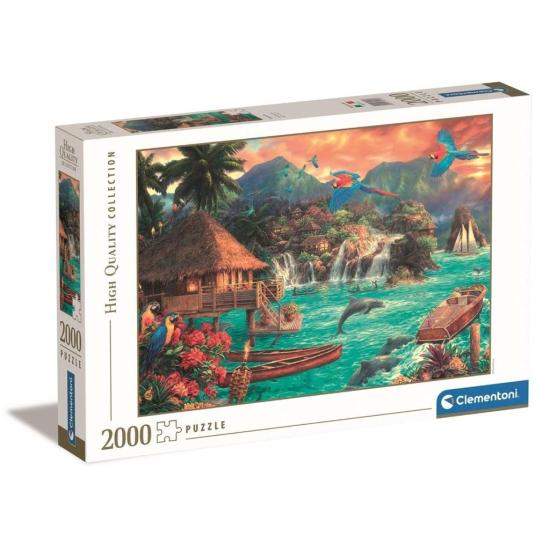 Puzzle Clementoni Vida en la Isla de 2000 Piezas Puzzle Clementoni Vida en la Isla de 2000 Piezas