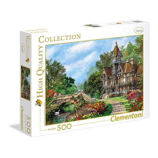 Puzzle Clementoni Vieja Cabaña del Puente de 500 Piezas Puzzle Clementoni Vieja Cabaña del Puente de 500 Piezas