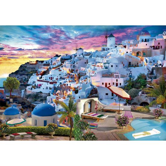 Puzzle Clementoni Vista de Grecia de 500 Piezas