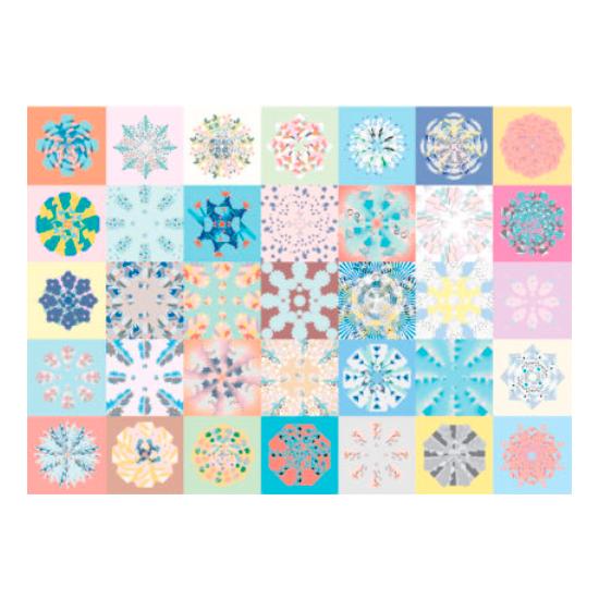 Puzzle Cloudberries Patchwork de 1000 Piezas