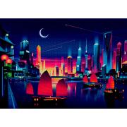 Puzzle Cloudberries Skyline de 1000 Piezas