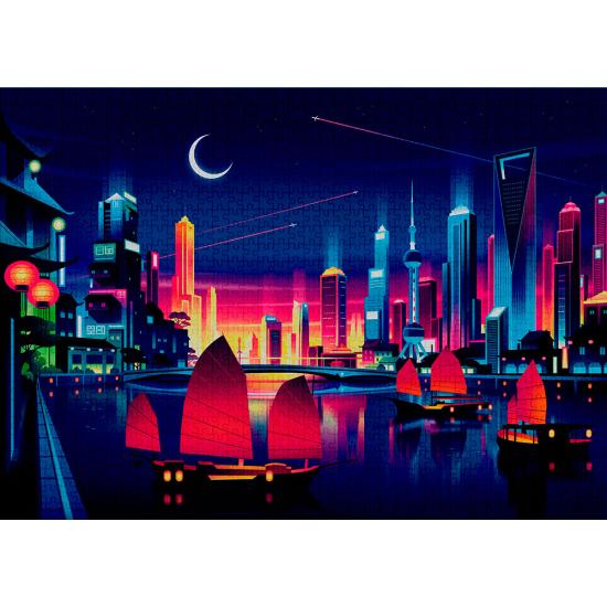 Puzzle Cloudberries Skyline de 1000 Piezas Puzzle Cloudberries Skyline de 1000 Piezas