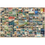 Puzzle Cobble Hill 100 Vistas Famosas de Edo de 2000 Piezas