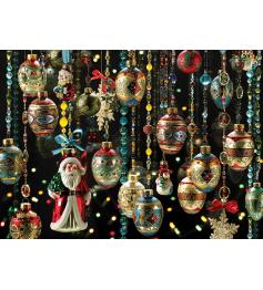 Puzzle Cobble Hill Adornos de Navidad de 1000 Piezas