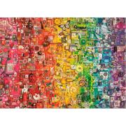 Puzzle Cobble Hill Arcoíris Colorido de 1000 Piezas