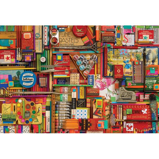 Puzzle Cobble Hill Artículos Vintage de 2000 Piezas Puzzle Cobble Hill Artículos Vintage de 2000 Piezas