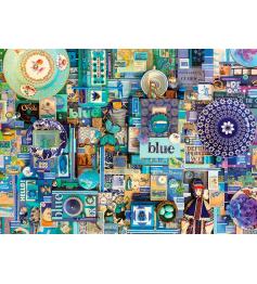 Puzzle Cobble Hill Azul de 1000 Piezas