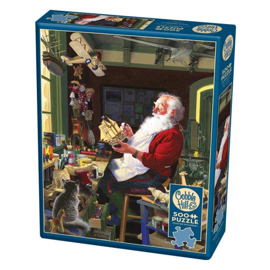 Puzzle Cobble Hill Banco de Trabajo de Papá Noel XXL de 500 Pzs Puzzle Cobble Hill Banco de Trabajo de Papá Noel XXL de 500 Pzs