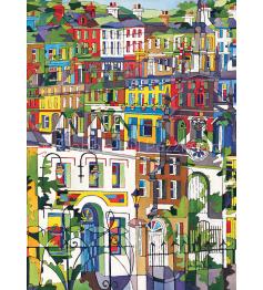 Puzzle Cobble Hill Barrio Colorido de 1000 Piezas