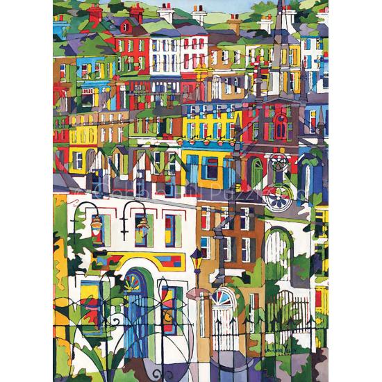 Puzzle Cobble Hill Barrio Colorido de 1000 Piezas Puzzle Cobble Hill Barrio Colorido de 1000 Piezas