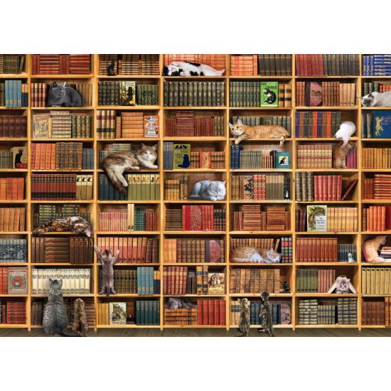 Puzzle Cobble Hill Biblioteca de Gatos de 1000 Piezas Puzzle Cobble Hill Biblioteca de Gatos de 1000 Piezas