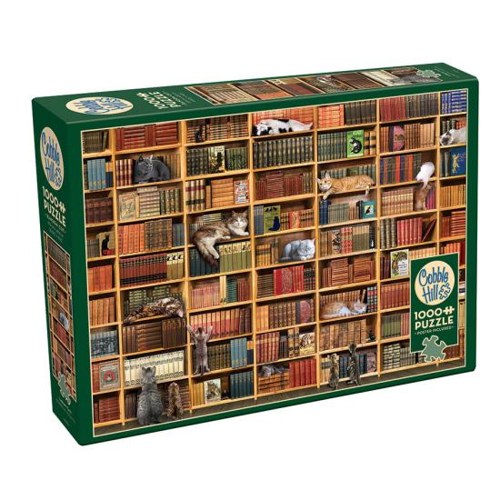 Puzzle Cobble Hill Biblioteca de Gatos de 1000 Piezas Puzzle Cobble Hill Biblioteca de Gatos de 1000 Piezas