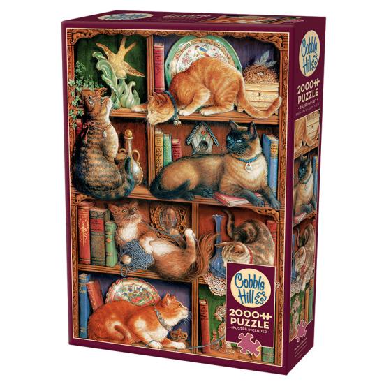 Puzzle Cobble Hill Biblioteca Felina de 2000 Piezas Puzzle Cobble Hill Biblioteca Felina de 2000 Piezas