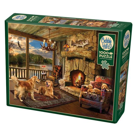 Puzzle Cobble Hill Cabaña Junto al Lago de 1000 Piezas Puzzle Cobble Hill Cabaña Junto al Lago de 1000 Piezas