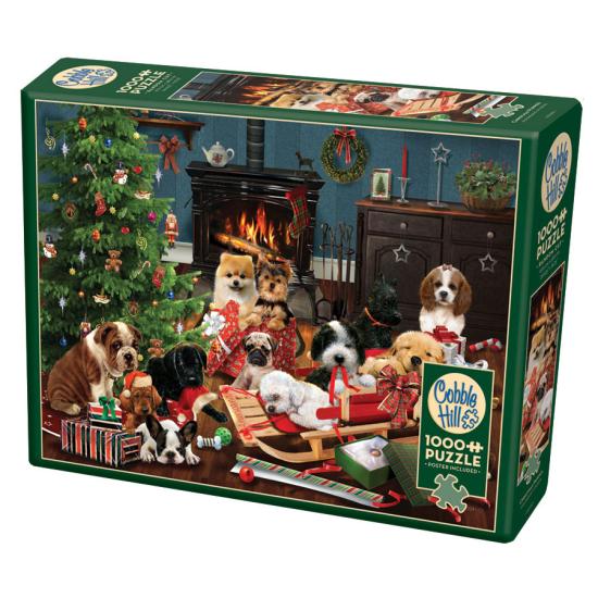 Puzzle Cobble Hill Cachorros de Navidad de 1000 Piezas Puzzle Cobble Hill Cachorros de Navidad de 1000 Piezas