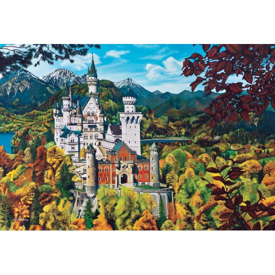 Puzzle Cobble Hill Castillo Neuschwanstein de 2000 Piezas