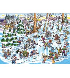 Puzzle Cobble Hill Ciudad del Hockey de 1000 Piezas