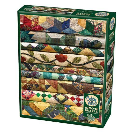 Puzzle Cobble Hill Colchas de la Abuela de 1000 Piezas