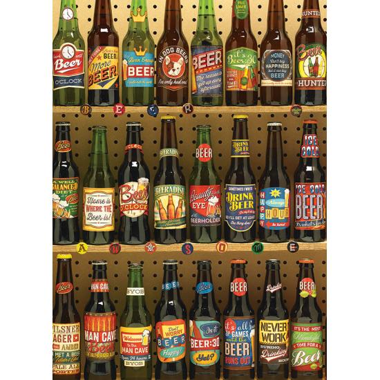 Puzzle Cobble Hill Colección de Cervezas Americanas 1000 Piezas