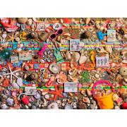 Puzzle Cobble Hill Collage de Playa de 1000 Piezas