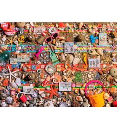 Puzzle Cobble Hill Collage de Playa de 1000 Piezas
