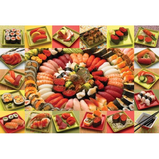 Puzzle Cobble Hill Collage de Sushi de 2000 Piezas
