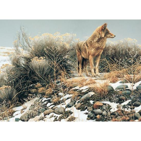 Puzzle Cobble Hill Coyote en el Frio Invierno de 1000 Piezas Puzzle Cobble Hill Coyote en el Frio Invierno de 1000 Piezas