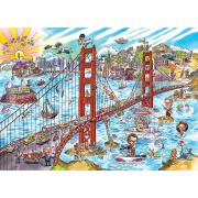 Puzzle Cobble Hill DoodleTown, San Francisco de 1000 Piezas