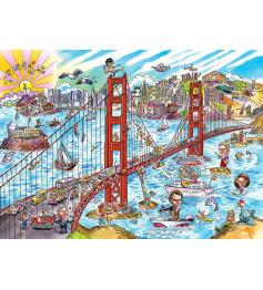 Puzzle Cobble Hill DoodleTown, San Francisco de 1000 Piezas