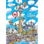 Puzzle Cobble Hill DoodleTown, Toronto de 1000 Piezas