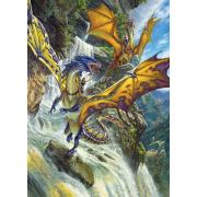 Puzzle Cobble Hill Dragones en las Cascadas de 1000 Piezas