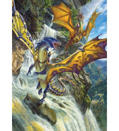 Puzzle Cobble Hill Dragones en las Cascadas de 1000 Piezas