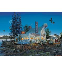 Puzzle Cobble Hill El Café del Lago de 1000 Piezas