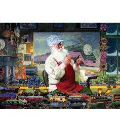 Puzzle Cobble Hill El Pasatiempo de Papá Noel de 1000 Piezas