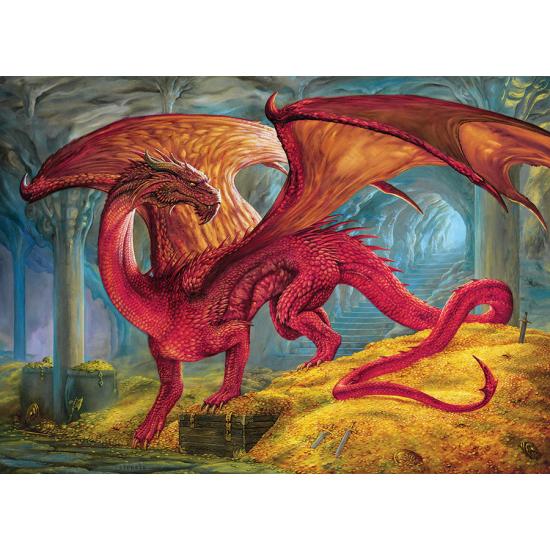 Puzzle Cobble Hill El Tesoro del Dragón Rojo de 1000 Piezas Puzzle Cobble Hill El Tesoro del Dragón Rojo de 1000 Piezas