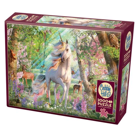 Puzzle Cobble Hill El Unicornio y Sus Amigos de 2000 Piezas