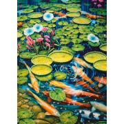 Puzzle Cobble Hill Estanque Koi de 1000 Piezas