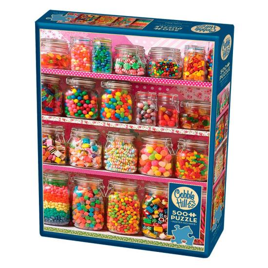 Puzzle Cobble Hill Estante de Chuches de 500 Piezas XXL