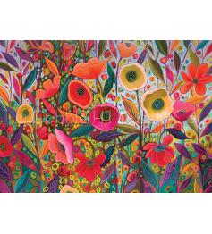 Puzzle Cobble Hill Flores de Colores de 1000 Piezas