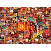 Puzzle Cobble Hill Fuego de 1000 Piezas