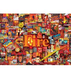 Puzzle Cobble Hill Fuego de 1000 Piezas