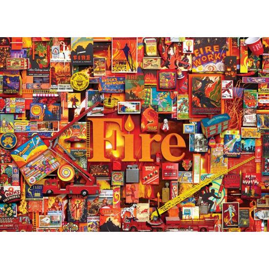 Puzzle Cobble Hill Fuego de 1000 Piezas Puzzle Cobble Hill Fuego de 1000 Piezas