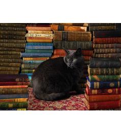 Puzzle Cobble Hill Gato de Biblioteca de 1000 Piezas