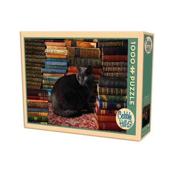 Puzzle Cobble Hill Gato de Biblioteca de 1000 Piezas Puzzle Cobble Hill Gato de Biblioteca de 1000 Piezas