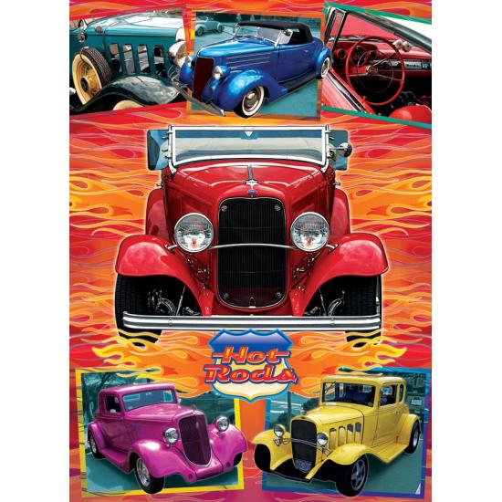 Puzzle Cobble Hill Hot Rods, Vintage Cars de 1000 Piezas