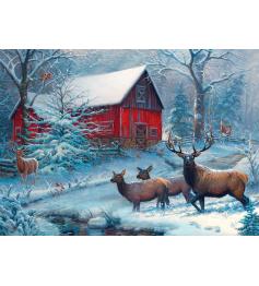 Puzzle Cobble Hill Invierno Mágico de 1000 Piezas