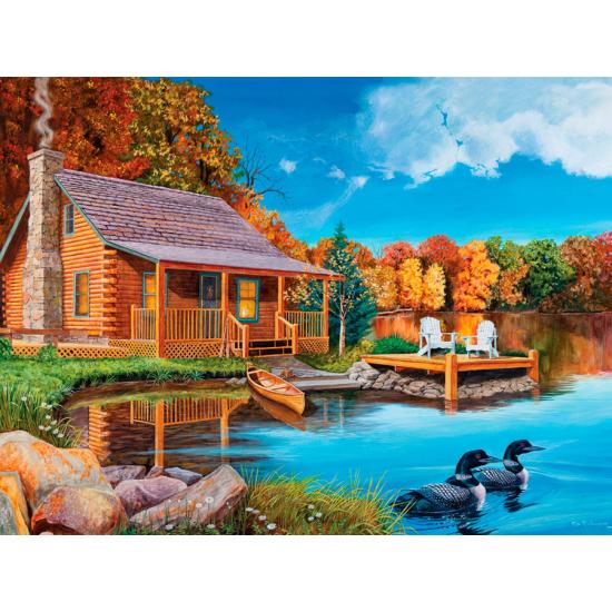 Puzzle Cobble Hill Lago Loon de 500 Piezas XXL Puzzle Cobble Hill Lago Loon de 500 Piezas XXL