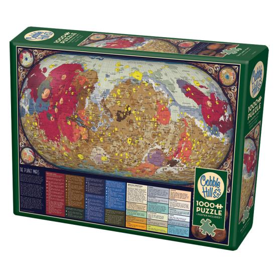 Puzzle Cobble Hill Mapa de Marte de 1000 Piezas Puzzle Cobble Hill Mapa de Marte de 1000 Piezas