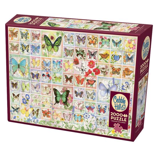 Puzzle Cobble Hill Mariposas y Flores de 2000 Piezas Puzzle Cobble Hill Mariposas y Flores de 2000 Piezas